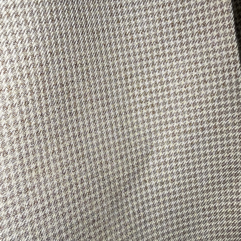 Lauren Ralph Lauren Men’s Dress Pants 38W|28 Pleat Front Tan Micro-Check Slacks - Picture 4 of 6